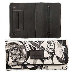 Υφασμάτινη Καπνοθήκη Mestango Comfort Black & White (καπνός με το σακουλάκι)