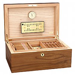 Adorini Ancona Walnut Grande Deluxe Υγραντήρας Ισπανικού Κέδρου 100+ Πούρων