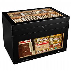 Adorini Υγραντήρας 300+ Πούρων Portico Deluxe Black