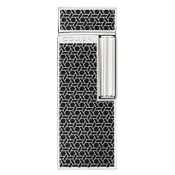 Αναπτήρας Colibri Continental Flint Black & Chrome Pattern