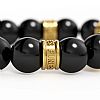 Βραχιόλι με Punch 7mm Les Fines Lames - Oscuro Gold Ring (10mm Χάντρες) Large