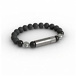 Βραχιόλι με Punch 7mm Les Fines Lames - Volcano Skull (10mm Χάντρες) Large