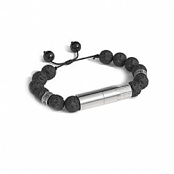 Βραχιόλι με Punch 7mm Les Fines Lames Volcano Ring (10mm Χάντρες)