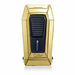 Colibri Quantum | Triple Jet Lighter with V-Cut Gold