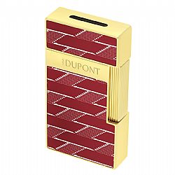 S.T. Dupont Biggy Lacquered Monogram 1872 Burgundy