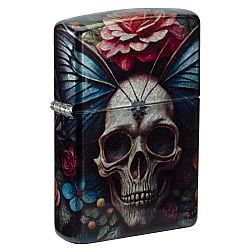 Zippo Floral Skull Design [46848]