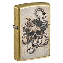 Zippo Skull Snake Design [47175]