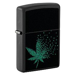 Zippo Pixel Cannabis Design [48677]
