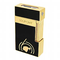 S.T. Dupont Table Lighter Soft & Jet Flame Lacquered lighter Cohiba 60 Black 