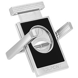 S.T. Dupont Cigar Cutter & Stand (Black & Chrome)