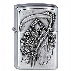Zippo Grim Reaper Emblem με Ανάγλυφο Σχέδιο [GR9080]