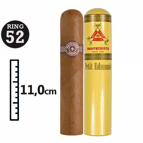 Montecristo Petit Edmundo Tubos (box of 3)