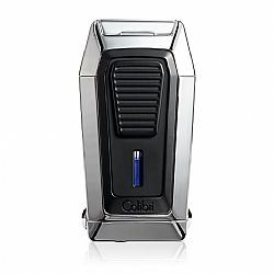 Colibri Quantum | Triple Jet Lighter with V-Cut Silver
