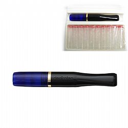 Πίπα Βιομηχανικού Τσιγάρου Denicotea Black & Blue (8 mm)