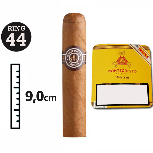 Montecristo Media Corona (Metallic Tin of 5)