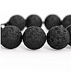 Βραχιόλι με Punch 7mm Les Fines Lames Lava Stones (10mm Χάντρες)