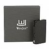 Μεταλλικός Αναπτήρας Winjet Με Διπλή Φλόγα Jet και Punch (Black Crackle)