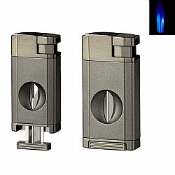 Μεταλλικός Αναπτήρας Winjet Με 2-Jet και V-Cut (Gunmetal)