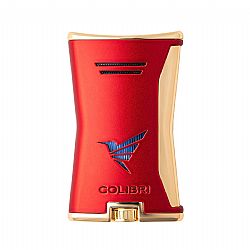 Colibri Slim Jet Red & Gold