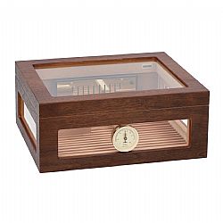 Adorini Υγραντήρας Προβολής 40 Πούρων Treviso Walnut Deluxe
