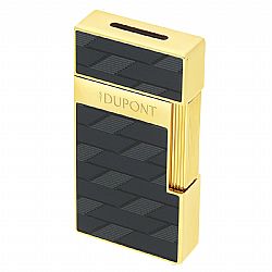 S.T. Dupont Biggy Lacquered Monogram 1872 Light Black