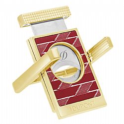 S.T. Dupont Cigar Cutter & Stand Monogram 1872 (Burgundy)