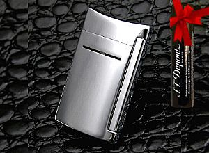 Dupont MiniJet lighter Chrome Grey