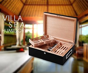 Villa Spa Black Humidor